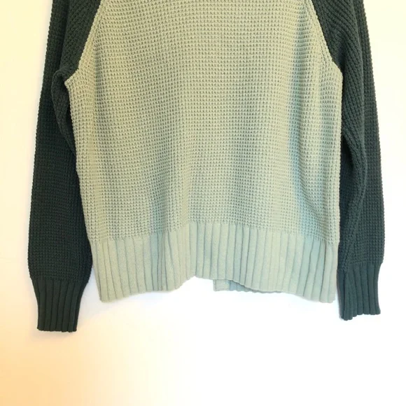 NWT Madewell Colorblock Eastbrook Turtleneck, Wool - Picture 7 of 11
